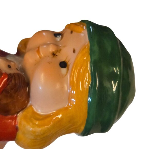 Vintage 1983 Christmas Salt and Pepper Shakers Santas Helpers Claus and Co Avon - Picture 8 of 16